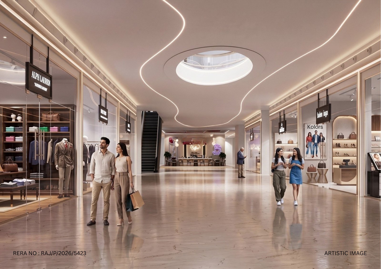 retail panorama — artistic impression