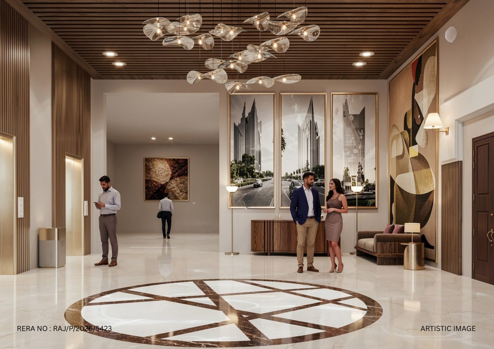 gallery reception — artistic impression