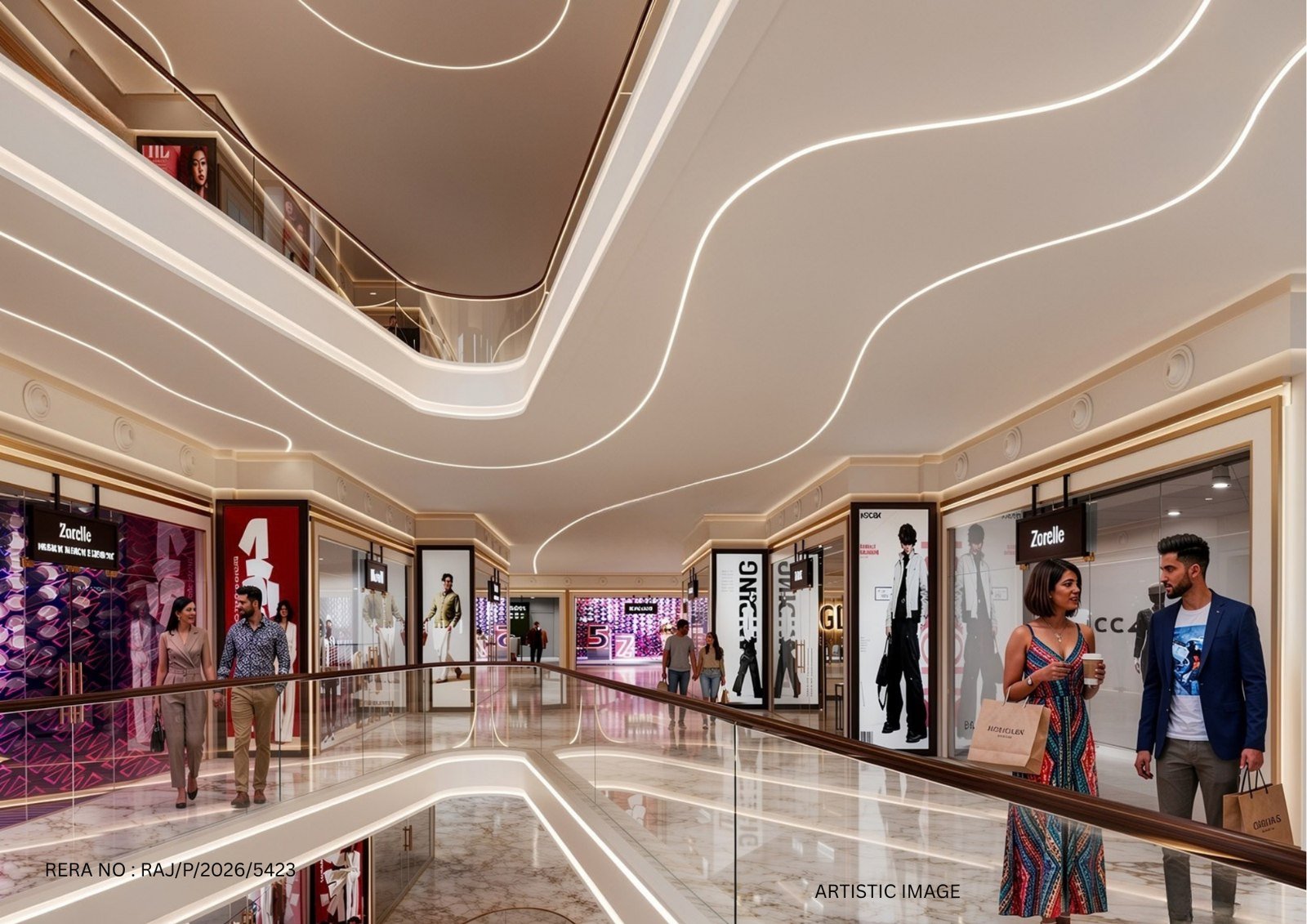 gallery retail — artistic impression